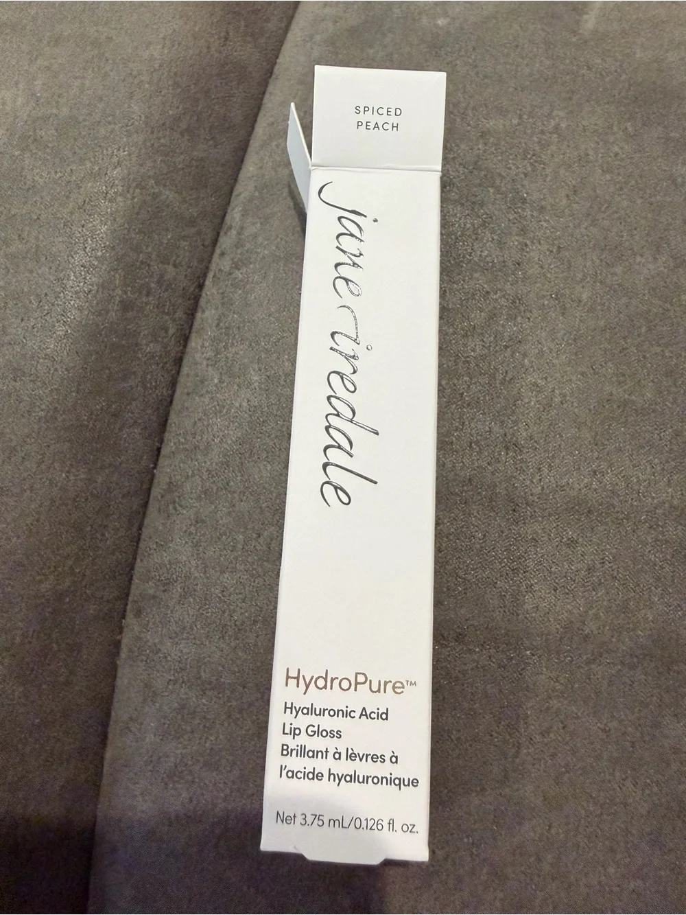 New Jane Iredale HydroPure Hyaluronic Acid Lip Gloss - Spiced Peach